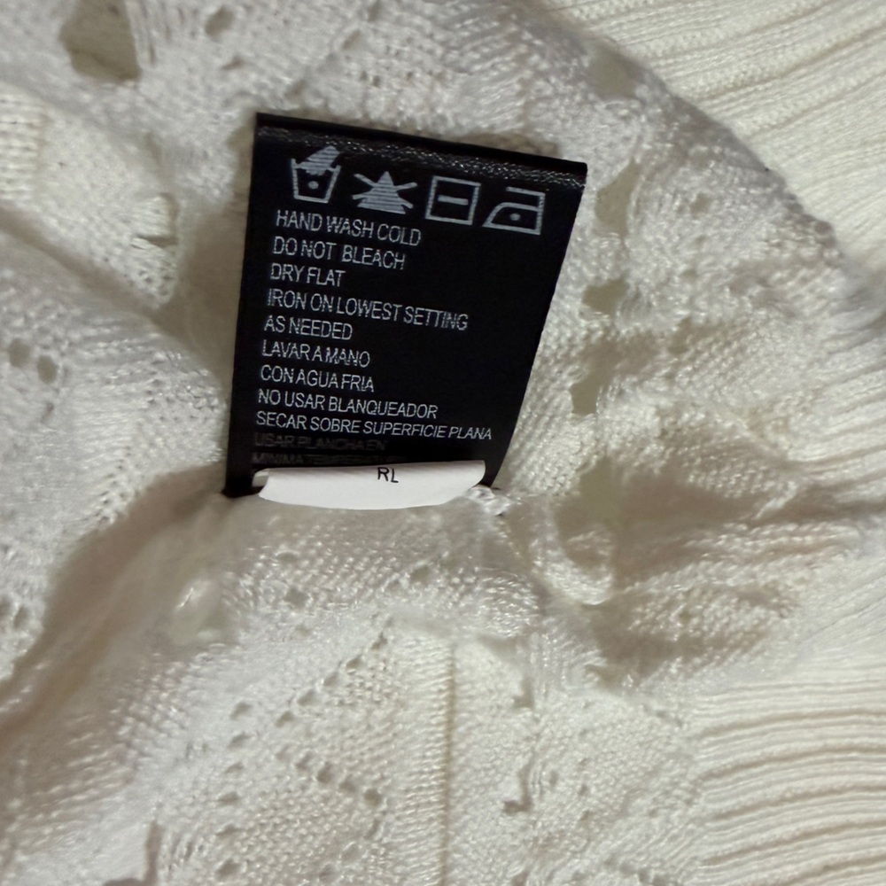 Perceptions Cream Open-Front Cardigan - Picture 4 of 6